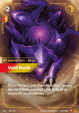 Void Rush SFD-188 Epic Near Mint Englisch Foil