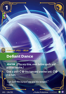 Defiant Dance SFD-196 Epic Excellent Englisch Foil