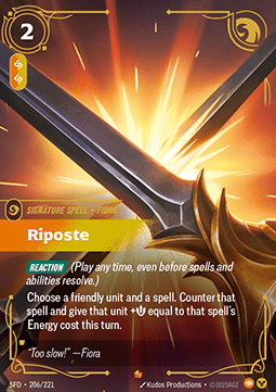Riposte SFD-206 Epic Near Mint Englisch Foil