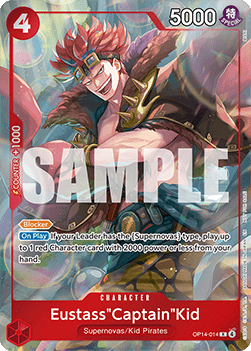 Eustass"Captain"Kid (OP14-014) (V.1) UP Rare Near Mint Englisch