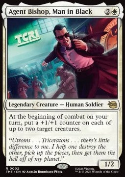 Agent Bishop, Man in Black TMT-2 Rare Near Mint Englisch