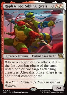 Raph & Leo, Sibling Rivals TMT-166 Rare Near Mint Englisch