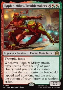 Raph & Mikey, Troublemakers TMT-167 Rare Excellent Englisch