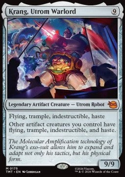 Krang, Utrom Warlord TMT-175 Mythic Excellent Englisch