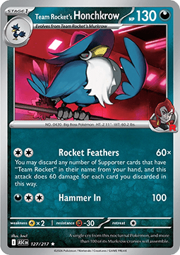 Team Rockets Kramshef ASC-127 Rare Near Mint Deutsch
