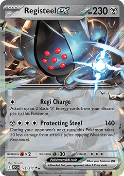 Registeel ex ASC-145 Double Rare Near Mint Deutsch