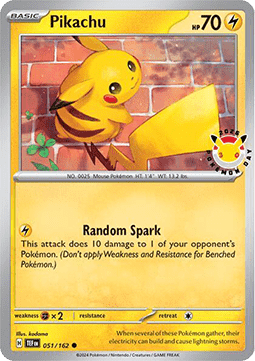 Pikachu TEF-051 Promo Excellent Englisch