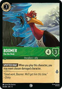 Boomer - Has the Beak 11WSP-76 Common Good Englisch Foil