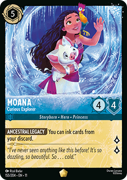 Vaiana - Neugierige Entdeckerin (V.1) 11WSP-155 Legendary Near Mint Deutsch