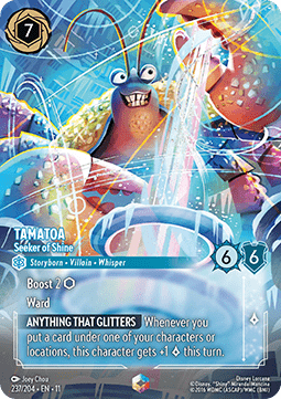 Tamatoa - Sucher des Glanzes 11WSP-237 Enchanted Near Mint Deutsch Foil