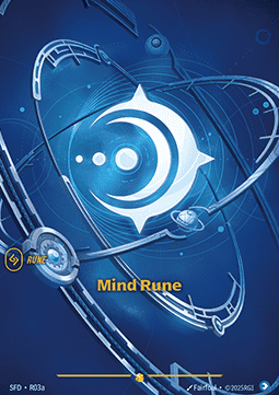 Mind Rune SFD-R03a Showcase Near Mint Englisch Foil