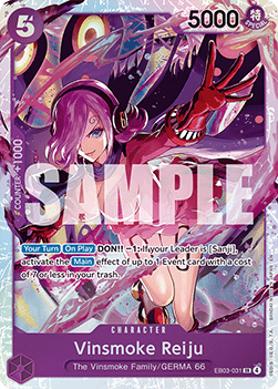 Vinsmoke Reiju (EB03-031) (V.1) EB03 Super Rare Near Mint Englisch