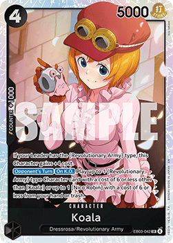 Koala (EB03-042) (V.1) EB03 Super Rare Near Mint Englisch