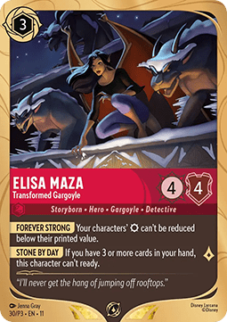 Elisa Maza - Verwandelte Gargoyle PR3-30 Promo Near Mint Deutsch Foil