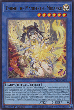Ohime the Manifested Mikanko MZMU-EN073 Ultra Rare Near Mint Englisch 1. Auflage