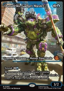 Donatello, Gadget Master (V.2) XTMT-283 Mythic Near Mint Englisch Foil