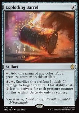 Exploding Barrel TMC-39 Rare Near Mint Englisch