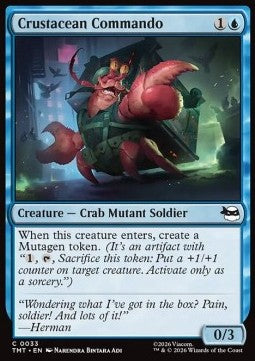 Crustacean Commando TMT-33 Common Excellent Englisch Foil