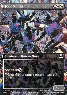 Ninjas des Foot-Clans XTMT-209 Common Near Mint Deutsch
