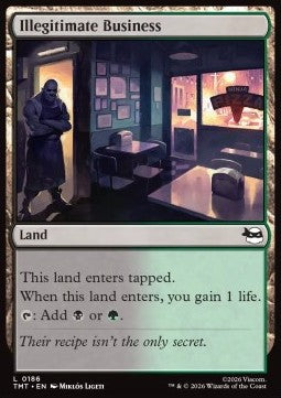 Illegitimate Business TMT-186 Common Excellent Englisch Foil