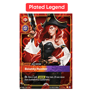 Plated Legend: Miss Fortune, Bounty Hunter OGNX-  Near Mint Englisch