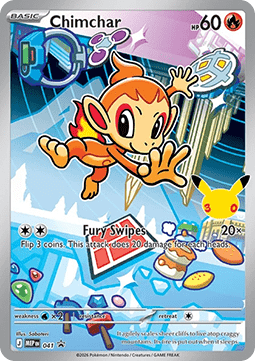 Chimchar MEP-041 Promo Near Mint Englisch