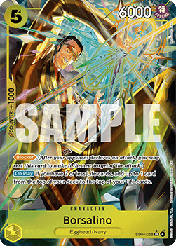 Borsalino (EB04-058) (V.2) OP15 Alternate Art Near Mint Englisch