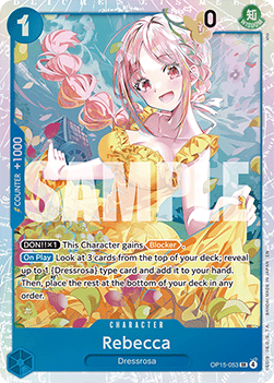Rebecca (OP15-053) (V.1) OP15 Super Rare Near Mint Englisch