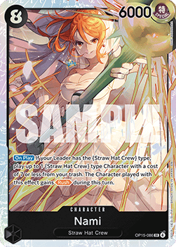 Nami (OP15-086) (V.1) OP15 Super Rare Excellent Englisch