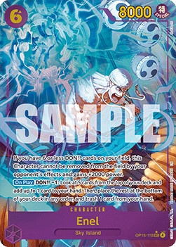 Enel (OP15-118) (V.2) OP15 Alternate Art Near Mint Englisch