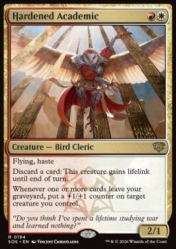 Hardened Academic SOS-194 Rare Near Mint Englisch Foil