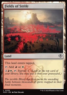 Fields of Strife SOS-255 Common Near Mint Englisch
