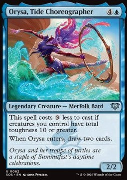 Orysa, Tide Choreographer SOS-62 Uncommon Near Mint Englisch Foil