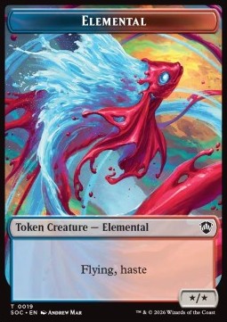 Elemental Token (UR */*) // Copy Token TSOS-CT 19/1 Token Excellent Englisch