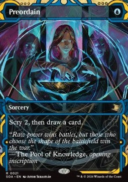 Preordain (V.1) SOA-21 Rare Excellent Englisch