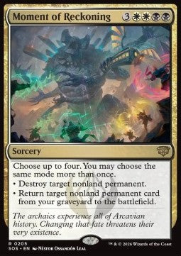 Moment of Reckoning SOS-205 Rare Excellent Englisch Foil