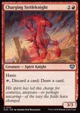 Charging Strifeknight SOS-110 Uncommon Excellent Englisch Foil
