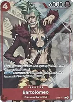 Bartolomeo (OP15-014) UP Rare Near Mint Englisch
