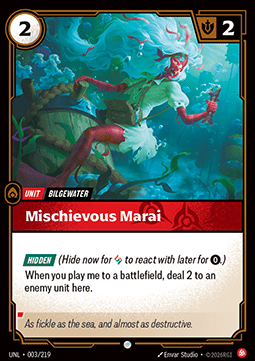 Mischievous Marai UNL-003 Common Near Mint Englisch Foil