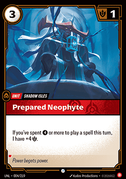 Prepared Neophyte UNL-004 Common Near Mint Englisch Foil