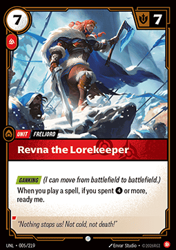 Revna the Lorekeeper UNL-005 Common Near Mint Englisch Foil