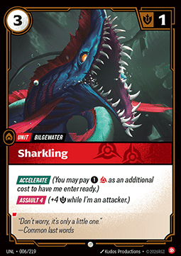 Sharkling UNL-006 Common Near Mint Englisch Foil
