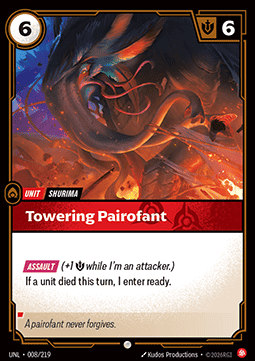 Towering Pairofant UNL-008 Common Near Mint Englisch Foil