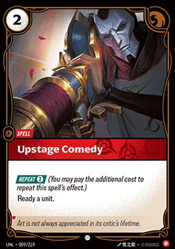 Upstage Comedy UNL-009 Common Near Mint Englisch Foil
