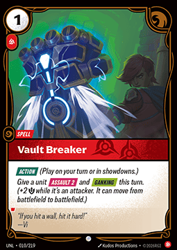 Vault Breaker UNL-010 Common Near Mint Englisch Foil