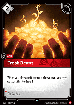 Fresh Beans UNL-011 Uncommon NM Englisch