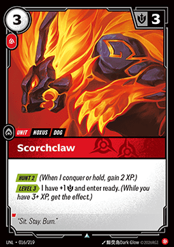 Scorchclaw UNL-016 Uncommon NM Englisch Foil