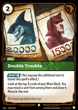 Double Trouble UNL-032 Common Near Mint Englisch Foil