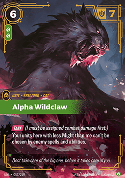 Alpha Wildclaw UNL-057 Epic NM Englisch Foil