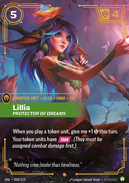 Lillia, Protector of Dreams (V.1) UNL-058 Epic NM Englisch Foil